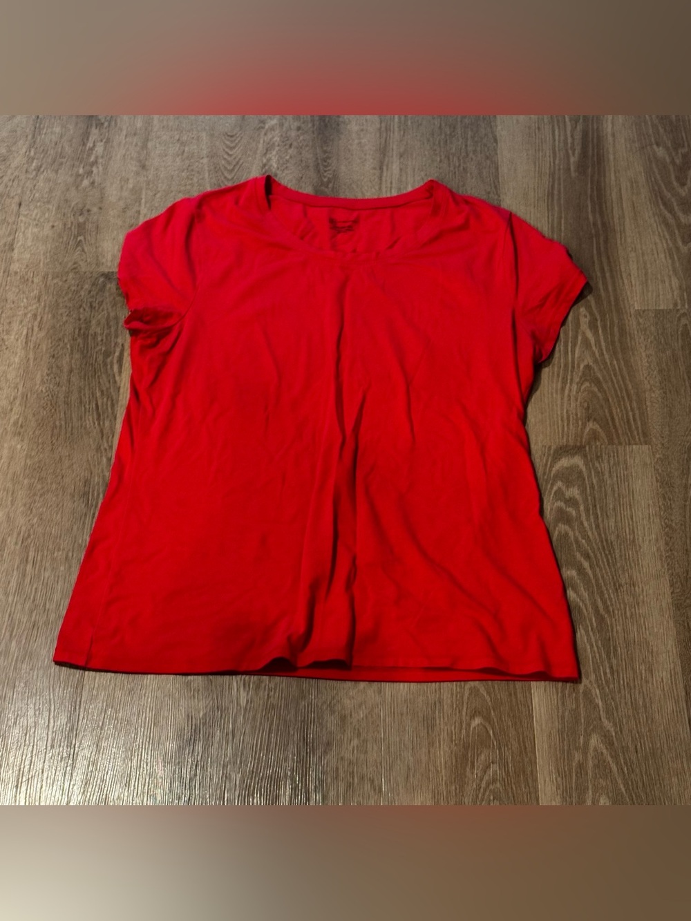 No Boundaries Red Short-Sleeve Women's Tee